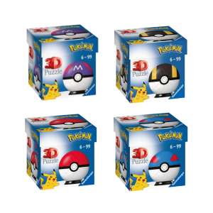 Ravensburger Puzzle-Ball 3D Pokemon 52 pezzi