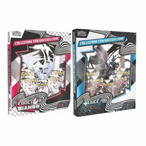 Coppia Collezione Pokémon con Raccoglitore – Fuoco Bianco & Luce Nero ITA