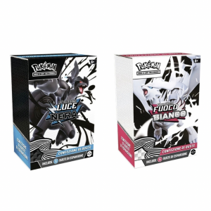 FUOCO BIANCO E LUCE NERA coppia BUNDLE DA 6 BUSTINE ITA NERO E BIANCO