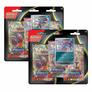 Pokemon Megaevoluzione Blister singolo 3 Buste ITA casuale fiamme spettrali